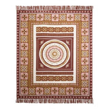 J Elliot Home Kasbah Luxury Fringe Throw 130 x 160cm Pink V442-IDC-THROW-KASBAH-PINK-RE