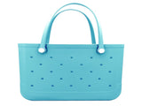 Waterproof Hexagon Mesh Beach Bag Large Capacity Travel Storage Tote for Swimwear Towel Sunglasses V1258-BAG-HS04-L-LBL-1