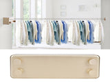 Dual Lines Retractable Clothesline Clothes Drying Line for Indoor Hotel Home Balcony BathroomGold V1294-YM0901-3117200027812