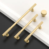 10 Pack Brushed Gold Kitchen Cabinet Knobs Drawer Cabinet Hardware Zinc Knobs for Dresser Drawers V1258-DP02-WO-1030