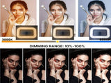 Smart Dual-Mode FillOne-Touch Color Temperature Switching Stepless Dimming, Portable Ring V1106-BGD001