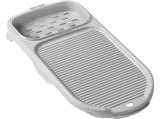Mini Washboard 2 in 1 Portable Nonslip Plastic Washing Laundry Board with Soap Holder for Home V1294-YM0901-3117240222611