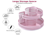 Pink Kawaii Desk Supplies and Accessories,Cute Spinning Pen/Pencil Organizer for Desk,Pencil V1369-AZ3-W-02403