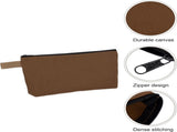 Canvas Makeup Bags, 30 Pcs Travel Cosmetic Bags Bulk, Multipurpose Plain Toiletry Zipper Pouches V1258-DP02-C-3221