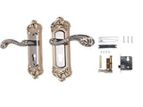 Door Handle Lock Set Aluminum Alloy European Style Universal Quiet Gate Lock for Bedroom Bathroom V1294-YM0901-3114250018211