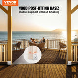 152.4x152.4 Post Base, 10Pcs Stainless Steel Post Anchor Bracket, V952-BBLZDZ6X6INCJSW8JV0
