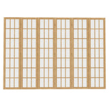 Levede 6 Panel Room Divider 170cm Freestanding Screen RD3003-6-NT