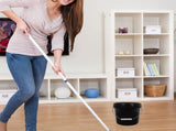 Multipurpose Black PP Storage Bucket, Durable and Leakproof Design V1366-AZ2-W-12154