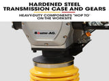 BAUMR-AG 77KG 285 x 345mm Tamping Rammer, 10kN 6.5hp, w/ Transport Wheel Kit, Compactor for Soil V219-COMRMRBMW7CA