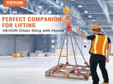 Chain, 8 mm x 150 cm Lifting Chains with Hooks, G80 Engine Chain Hoist Lifts, 5 Ton Lifting V952-DGDLJZMGFHZYJ5B2UV0
