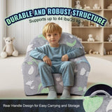 Toddler Chair Glow in the Dark Plush Baby Chair Playroom Furniture Grey V952-ETSF6354652I9VPLOV0