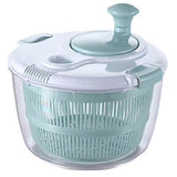 Manual Salad Spinner with Lid Lock and Handle, Easy Use Kitchen Bowl V1263-JX-5378