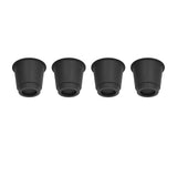 4 Pcs Plastic Furniture Risers 5 Inch Heavy Duty Stackable Circle Bed Lifter for Bed Chair Table V1294-YM0715-3117220134411