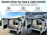 Van Tailgate Sunshade for Ford Transit 250 LWB Medium Roof Cargo Van 2015-2026 600D Oxford Rear Door V1107-CS-YTCH1