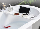 Bathtub Tray Stable Placement Expandable Plastic Material Draining Design Bath Caddy Tub Table for V1294-YM0512-3112220078811