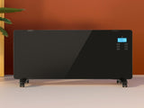 Devanti Electric Convection Heater Black 2000W CHP-B-GLASS-2000-BK