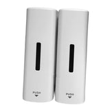 Shower Soap Dispenser 350ml 2 Chamber Leakproof Wall Mount Manual Shampoo and Conditioner Dispenser V1294-YM0901-3112250034411