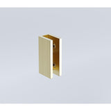 80x200cm Glass Shower Screen with Gold U-Brackets V63-922271