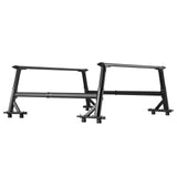 Truck Ladder Rack, 53.3-80.01 cm Height, Adjustable Non-Drilling Aluminum Cargo Rack with Sidebar, V952-PKHJTJKLDCBKLL6NPV0