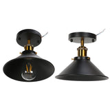 E27 Ceiling Light Industrial Black Wrought Iron Ceiling Lamp for Farm Kitchen Corridor 85240V V1294-YM0523-3119220032911