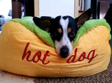 Hotdog Design Dog Bed - Soft, Removable & Washable Pet Mat for Small Dogs V1259-DP01-A-2025