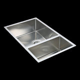 715x440mm Handmade Stainless Steel Undermount / Topmount Kitchen Sink with Waste V63-770035