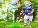 Glow Burst Bubble Fountain Magic Jet Bubble Machine, Automatic Bubble Machine with Lights & Music, V1369-AZ3-W-13533