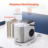 Portable Countertop Ice Maker 26Lbs/24H Self-Cleaning with Scoop Basket V952-ZDBTMSZBJMIN1R5BMV3
