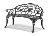 Outdoor Bench, 38.8 inches Metal Bench for Outdoors, 480 lbs Load Capacity Bench, Outdoor V952-GYZYJS40YC00PL1X7V0