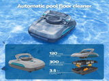 Bestway Robotic Pool Cleaner Automatic Vacuum Surface Skimmer Above Ground 2-in-1 BW-CLEANER-RO-58942