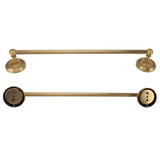 Copper Towel Bar European Style Bathroom Single Bar Towel Rack Bathroom Hanging Rack Antique V1294-YM0706-3112230064012