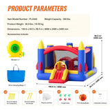 Inflatable Bounce House, Outdoor High Quality Playhouse Trampoline, Jumping Bouncer with Blower, V952-CQCBBHYC101164JT9V3