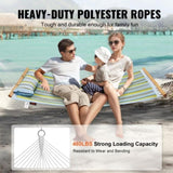 Double Quilted Fabric, 12 FT Double with Hardwood Spreader Bars, 2 Person Quilted V952-HFDCBDZJYZXT01Q05V0