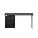 Artiss Computer Desk Drawer Black 140CM DESK-140M-BK-AB