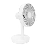 3 Speed USB Desktop Oscillating Fan 5 Blade Gentle Wind Small Personal Desk Fan with Automatic V1294-YM0523-3113220050011