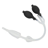 Silicone Enema Douche Bulb Dual Side Openings Elastic Inflatable Double Bulb Flushing System for V1294-YM0901-3112230072511
