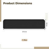 Washing Machine Spill Black Silicone Fridge Mats Liners, Washable Fridge Water Dispenser Drip V1369-AZ3-W-08649
