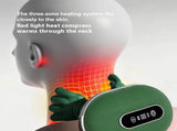 Wireless Heated Neck and Shoulder Massager with 4D Shiatsu Massage, Infrared Heat and LED Display V1189-LC-RY-00504