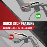 BAUMR-AG Mini Dumper Power Wheel Barrow Tracked Motorised Petrol Powered Wheelbarrow V219-BRWPWRBMRABP9