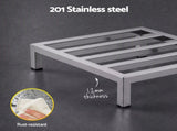 Giantz 35x35cm Dunnage Rack 2-Pack Stainless Steel Kitchen Floor Stand DNR-SS-35X2