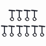 Ceiling Mounted Curtain Rod Brackets, Heavy Duty Ceiling Bracket for 1 Inch Curtain Rod Holder V1369-AZ3-W-11802