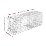 Gardeon 2x Animal Trap Cage Possum 66x23cm TRAP-CAGE-6623X2