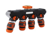 Four Outlet Faucet Diverter 4 Way Brass Water Tap Splitter Adaptor for Outdoor Garden Irrigation V1294-YM0901-3111230168311