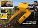 Centurion Petrol Tracked Wheelbarrow Dumper 212cc 7HP with Extendable Steel Hopper MWB-AST-D30-BLYL
