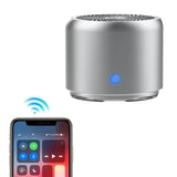 Portable Wireless Mini Bluetooth Speaker Mic Bathroom Shower Speaker Grey V1263-JX-7059-1