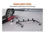 Car Dolly Rack, Storage Rack with 360&deg Rotatable Wheels, Hydraulic Ratchet Trolley Jack Stand V952-LSBYCCFJCF4GTF38XV0