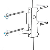 Trail Mount, Game Cam Mount Bracket with Strap, 1/4"-20 Threaded 360&deg Adjustable Outdoor V1366-AZ2-W-15171