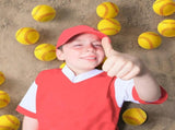 24 Pcs Soft Foam Baseballs, PU Training Practice Balls for Youth Batting Drills with Bag, Yellow V1188-MS-721-085