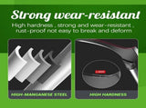 Gardening Tools, High Manganese Steel Double Scythe, Steel Grass Sickle, Agricultural Hand-Motor V1192-AZ-W-29542
