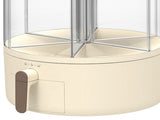 9.6L 6 Grid Rice Grain One Click Operation Rotating Cereal Storage Container Dry Food V1294-YM0901-3117230441311